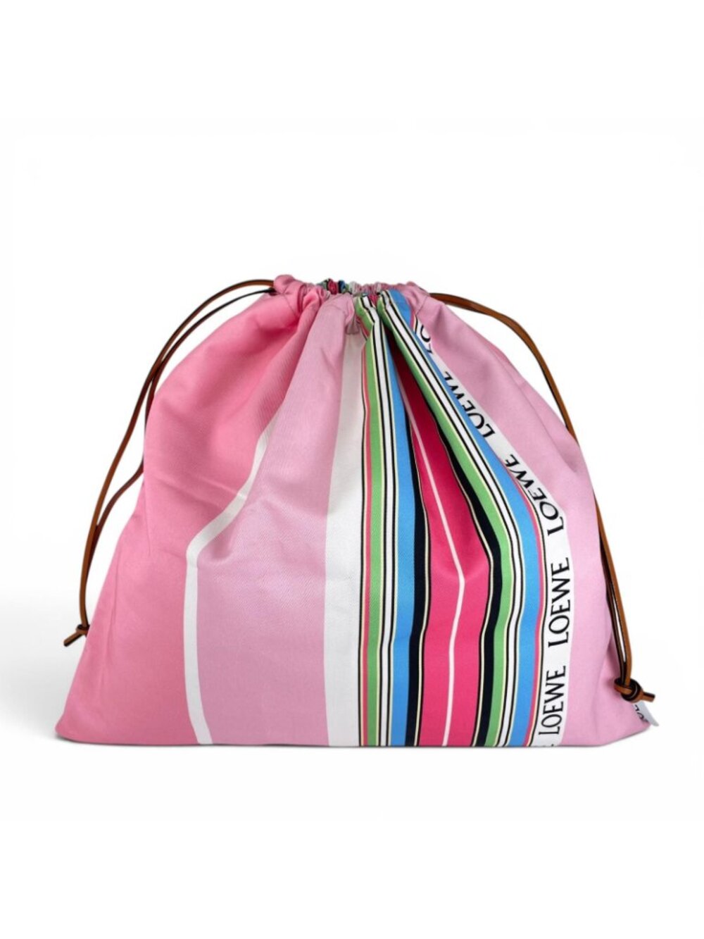Loewe 329.51 Drawstring Pouch Striped Pattern Multicolor - Picture 2 of 9